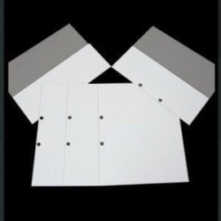 Skoroszyt Tekpar OCZKOWY A4 - biały 300 g