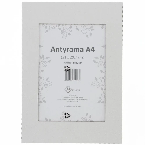 Antyrama M-interio plexi 210 mm x 297 mm (AR21x29,7)