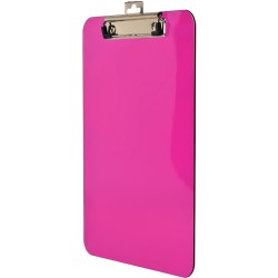 Deska z klipem (podkład do pisania) Tetis A4 - różowy 315 mm x 225 mm (BD641-R)