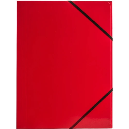 Teczka kartonowa na gumkę Tetis A4 kolor: czerwony 350 g 320 mm x 240 mm (BT600-C)