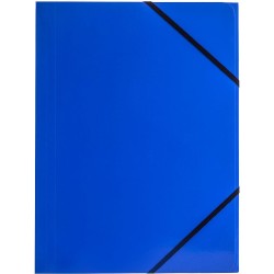 Teczka kartonowa na gumkę Tetis A4 kolor: niebieski 320 mm x 240 mm (BT600-N)