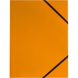 Teczka kartonowa na gumkę Tetis A4 kolor: pomarańczowy 350 g 320 mm x 240 mm (BT600-P)