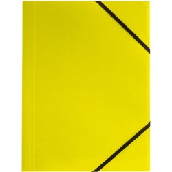 Teczka kartonowa na gumkę Tetis A4 kolor: żółty 320 mm x 240 mm (BT600-Y)