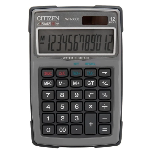 Kalkulator kieszonkowy Citizen (WR-3000NRGYE)
