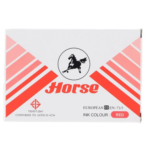 Poduszka do stempli Horse Nr 2 czerwona 110 mm x 70 mm (140-1021)