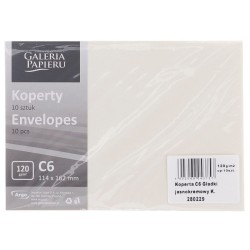 Koperta Galeria Papieru gładki C6 - kremowy 114 mm x 162 mm (280229)