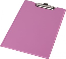 Deska z klipem (podkład do pisania) Panta Plast fokus pastel A5 - różowa (0314-0005-29)