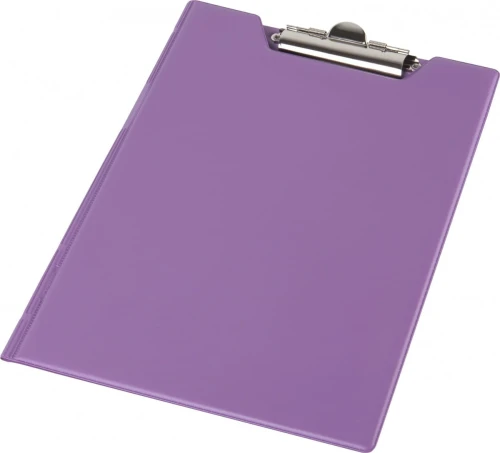 Deska z klipem (podkład do pisania) Panta Plast fokus pastel A5 - fioletowa (0314-0005-30)