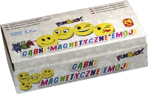 Ścieracz do tablicy Fun&amp;Joy magnetyczna (EMOJI)
