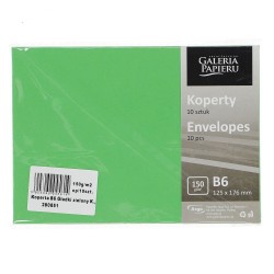 Koperta gładki zielony k 150 B6 - Zielony 125 mm x 176 mm (280851)