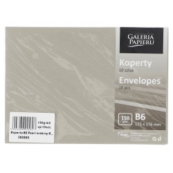 Koperta pearl srebrny k 150 B6 - Srebrny 125 mm x 176 mm (280866)