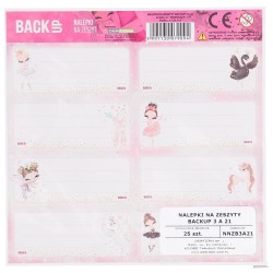 Naklejka na zeszyt Derform BACKUP 3 160 mm x 160 mm (NNZB3A21)