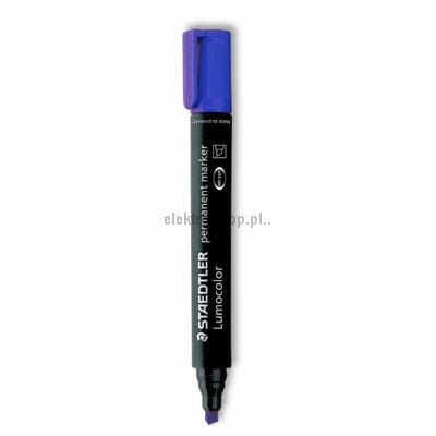 Marker permanentny Staedtler, niebieski 2,0-5,0 mm ścięta końcówka