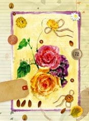 Brulion Kreska A7 64k. krata 105 mm x 75 mm