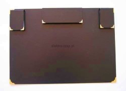 Podkład na biurko Warta z wyposażeniem - czarny 700 mm x 500 mm (1824-910-012)