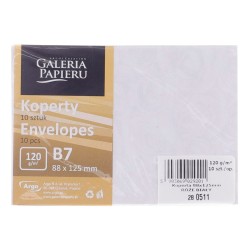 Koperta Galeria Papieru róże B7 - biały 88 mm x 125 mm (280511)