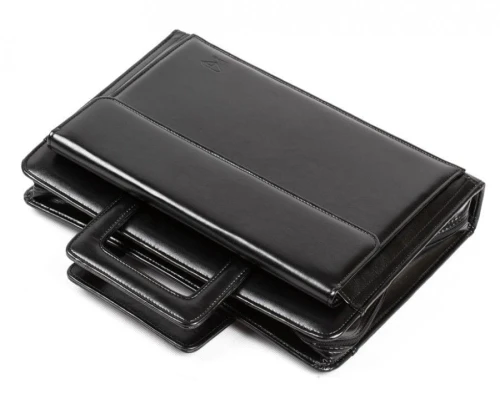 Teczka z szerokim grzbietem na suwak Jan-Pol Bis Aktówka z wysuwaną rączką A4 kolor: różne 380 mm x 260 mm (AK-15)