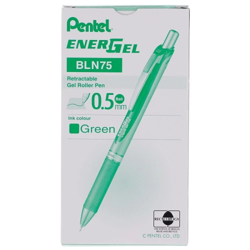 Cienkopis Pentel, zielony 0,5 mm 1kol. (BLn75)