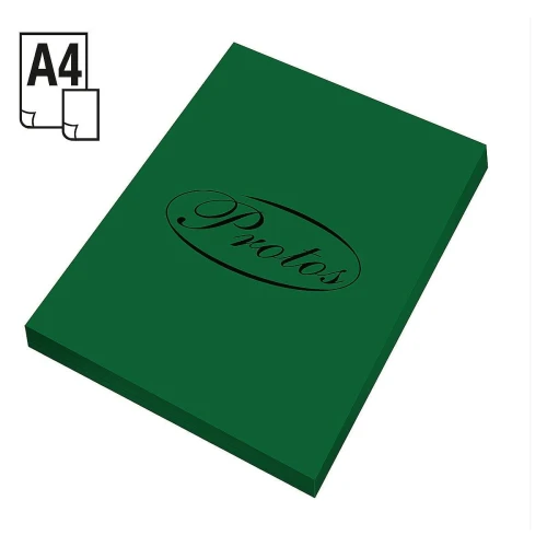 Papier kolorowy Protos A4 - zielony 80 g