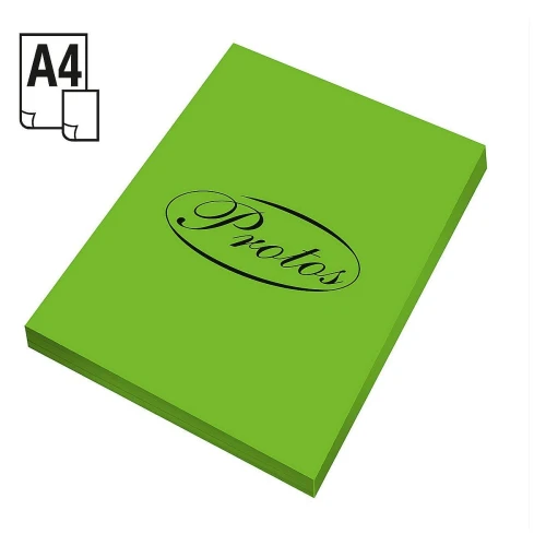 Papier kolorowy Protos ksero A4 - zielony jasny 160 g