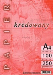 Papier kredowy Kreska A4 - biały 210 mm x 297 mm