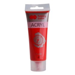 Farba akrylowa Happy Color CZERWONA kolor: czerwona 75 ml (HA 7370 0075-2)