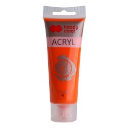Farba akrylowa Happy Color POMARAŃCZOWA kolor: pomarańczowa 75 ml (HA 7370 0075-4)