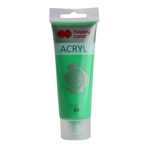 Farba akrylowa Happy Color kolor: zielona 75 ml (HA 7370 0075-51)