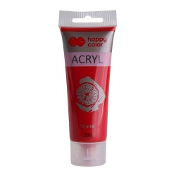 Farba akrylowa Happy Color CIEMNOCZERWONA kolor: czerwona 75 ml (HA 7370 0075-26)