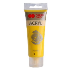 Farba akrylowa Happy Color kolor: żółty 75 ml (HA 7370 0075-1)