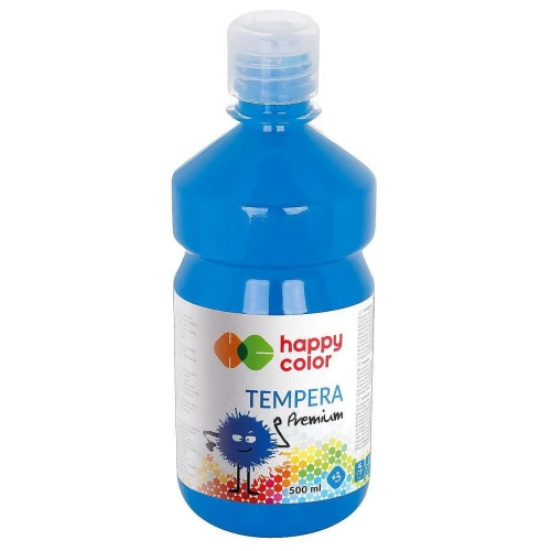 Farba tempera Happy Color kolor: błękitny 500 ml 1 kol. (HA 3310 0500-30)