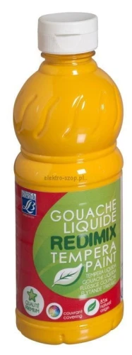 Farba tempera Lefranc&amp;Bourgeois REDIMIX kolor: żółty 500 ml 1 kol. (188002)