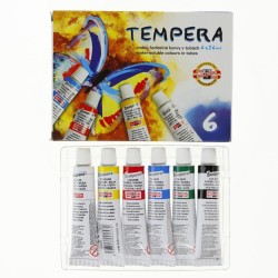 Farba tempera Koh-I-Noor kolor: mix 16 ml 6 kol.