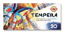 Farba tempera Koh-I-Noor kolor: mix 16 ml 10 kol.