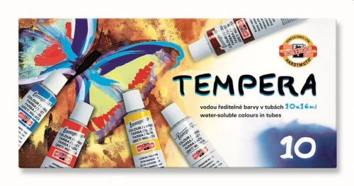 Farba tempera Koh-I-Noor kolor: mix 16 ml 10 kol.