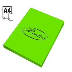 Papier kolorowy Protos fluo A4 - zielony 75 g