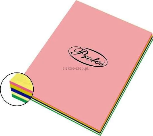 Papier kolorowy Protos pastel A3 - mix pastelowy 80 g