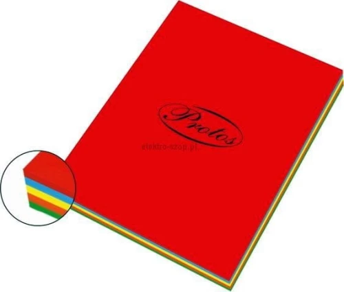 Papier kolorowy Protos intensywny A3 - mix intensywny 80 g
