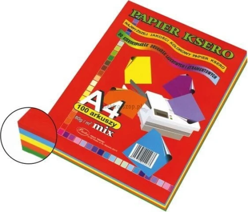 Papier kolorowy Protos A4 - mix 80 g