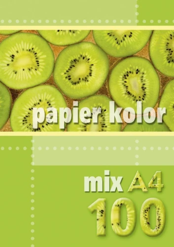 Papier kolorowy Kreska A4 - mix 80 g
