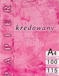 Papier kredowy Kreska A4 - biały 210 mm x 297 mm