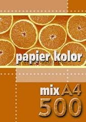 Papier kolorowy Kreska A4 - mix 80 g