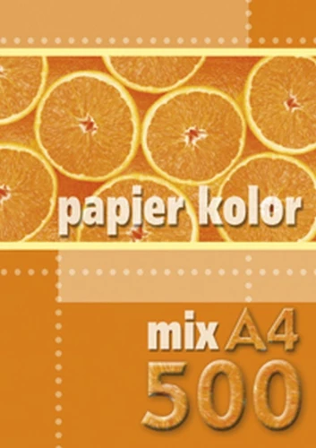 Papier kolorowy Kreska A4 - mix 80 g