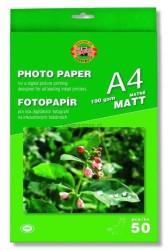 Papier foto Koh-I-Noor matt A4 190 g
