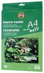 Papier foto Koh-I-Noor matt A4 190 g