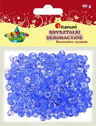 Koraliki kreatywne Titanum Craft-Fun Series plastikowe liliowe (40g)