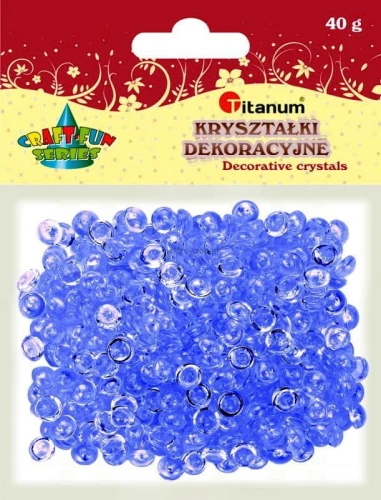 Koraliki kreatywne Titanum Craft-Fun Series plastikowe liliowe (40g)