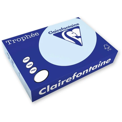 Papier kolorowy Trophee kolorowy A4 - niebieski 160 g (xca42633)