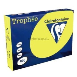 Papier kolorowy Trophee kolorowy A4 - żółty 80 g (xca41778)