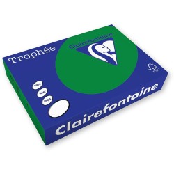 Papier kolorowy Trophee kolorowy A4 - zielony ciemny 80 g (xca41783)